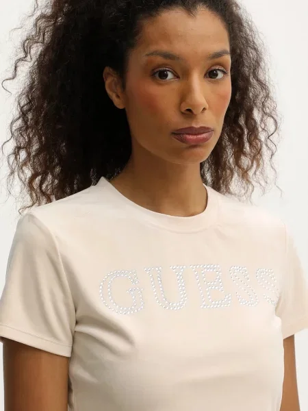 Футболка Guess бежевая