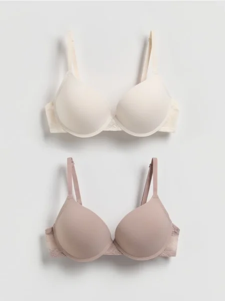 Reserved Biustonosz push up 2 pack brązowy
