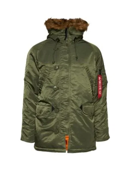 ALPHA INDUSTRIES Zimska jakna VF oliva oranžna