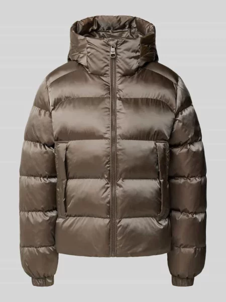Kurtka pikowana o kroju regular fit z kapturem i wpuszczanymi Superdry
