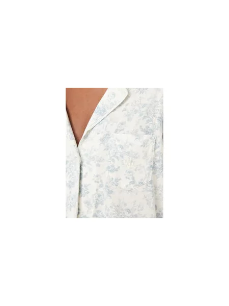 LAUREN RALPH LAUREN Pizsama Regular Fit világoskék