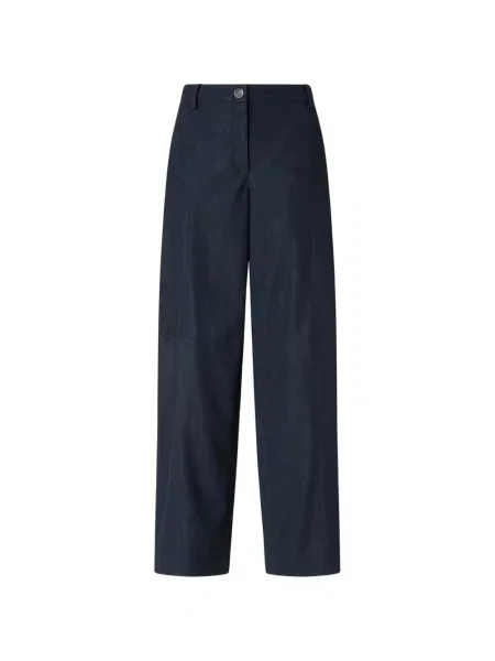 Pantaloni Pinko din piele albastru