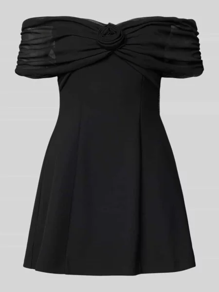 Sukienka koktajlowa z dekoltem carmen model ‘Josie’ Forever New czarna