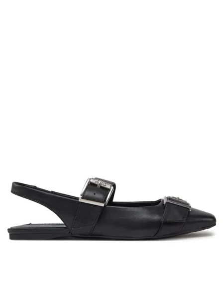 KARL LAGERFELD Balerini Konnie negru