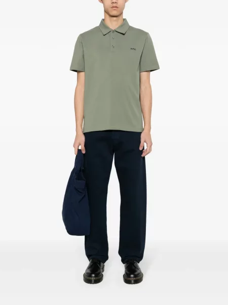 Tricou polo A.p.c. verde