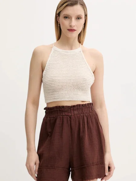Halenka Answear Lab hladká béžová