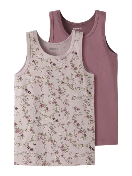NAME IT Maiou oliv / mauve / mov pastel alb