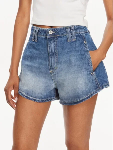 Jeans kratke hlače Please modra