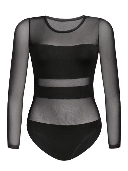 TEYLI Tricou body negru