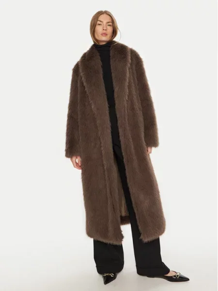 Krzneni plašč Kontatto rjava