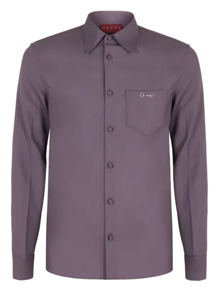 Košulja Gucci ljubičasta