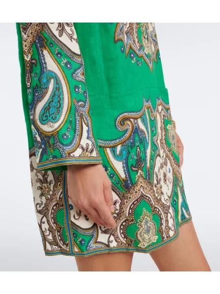 Rochie Alemais de in cu imagine verde