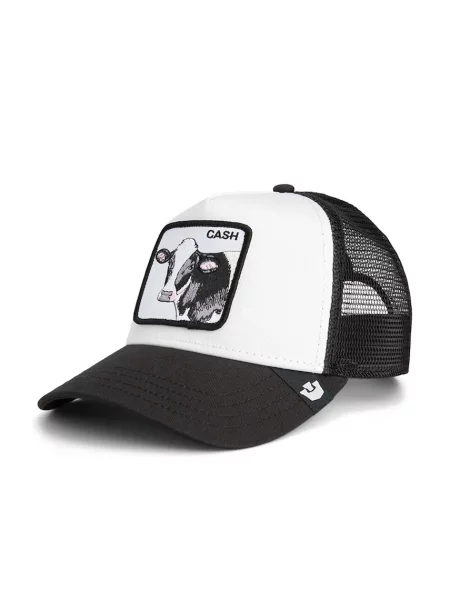 Шапка с козирка и добавен Goorin Bros Cash Cow Trucker бяло