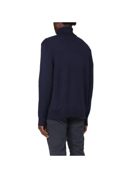 Sweter z golfem Armani Exchange do golfa niebieski