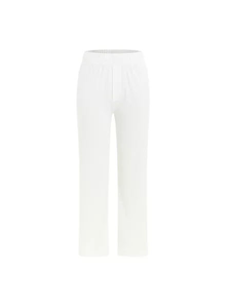 Spodnie Eterne retro białe