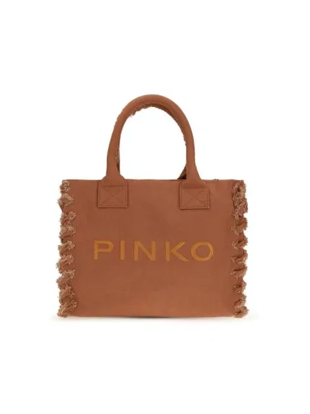 Torba plażowa Pinko brązowa