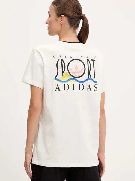 Tričko adidas Originals Graphic Loose T bílá
