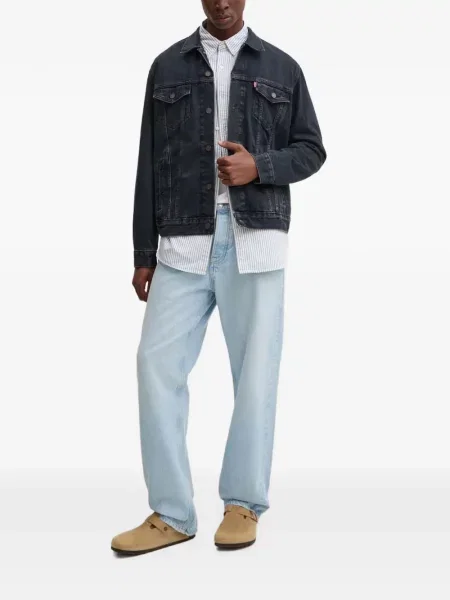 Pulover Levi's® cu autograf cu cordon cu 5 buzunare alb