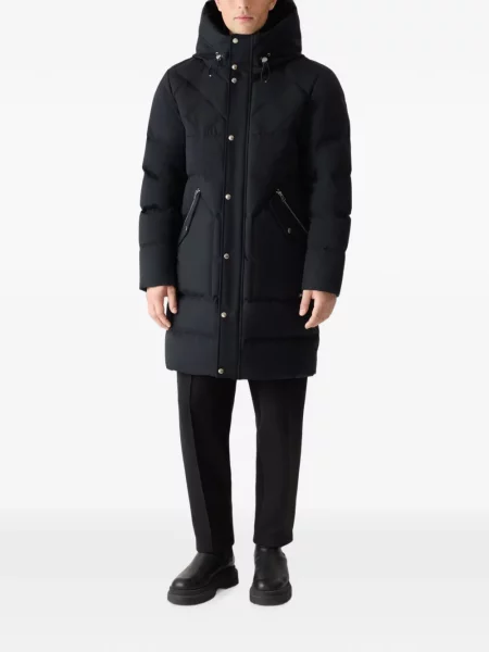 Palton Mackage cu glugă negru