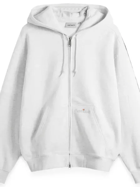 Hoodie Carhartt Wip με αυτόγραφο γκρι