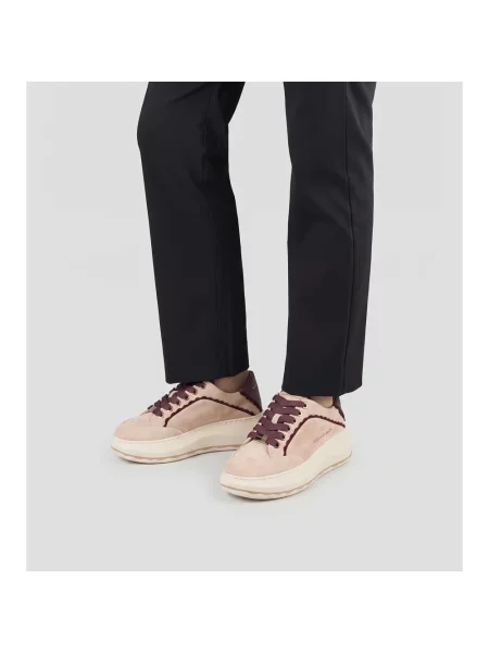 Sneakersy Alexander Smith skórzane beżowe