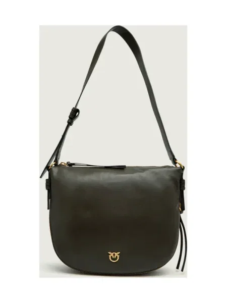 Geantă PINKO Hobo Zip Around Classic AI PLTT verde