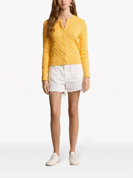 Prugasta polo majica Polo Ralph Lauren s printom od kašmira plava