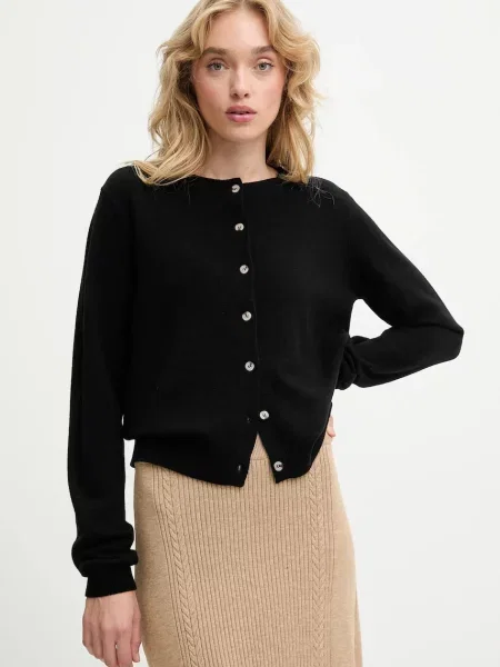 Vuneni kardigan Answear.LAB lagane crna