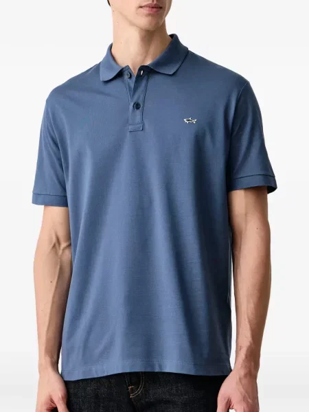 Μικρός polo Paul & Shark με αυτόγραφο μπλε