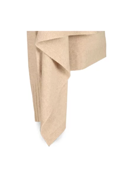 Dzianinowy sweter The Attico beżowy