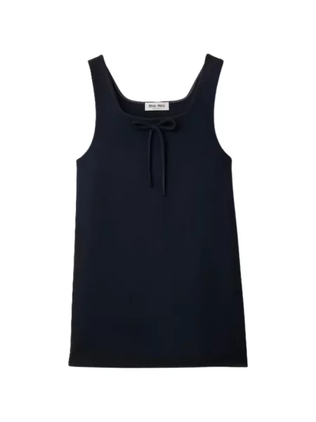 Ceruit rochie Miu Miu de lână albastru
