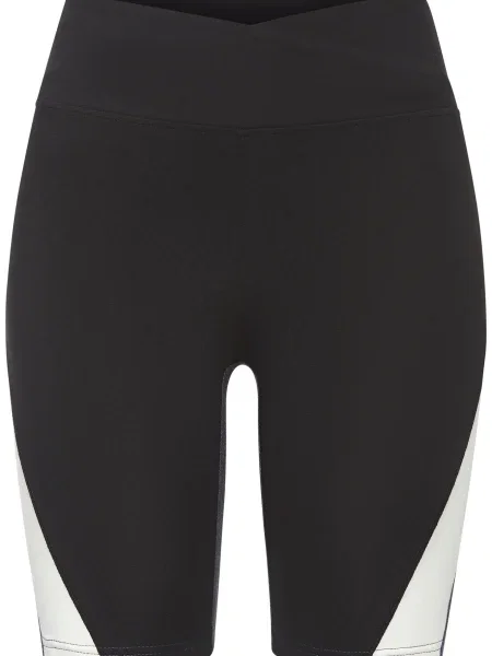 LASCANA ACTIVE Sportovní kalhoty antracitová bílá