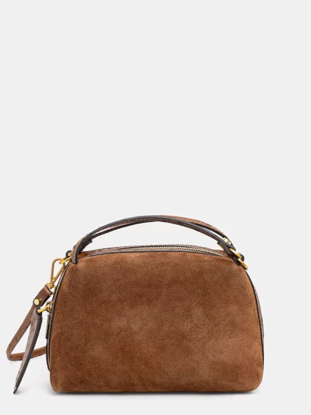 Torebka crossbody Gianni Chiarini skórzana brązowa