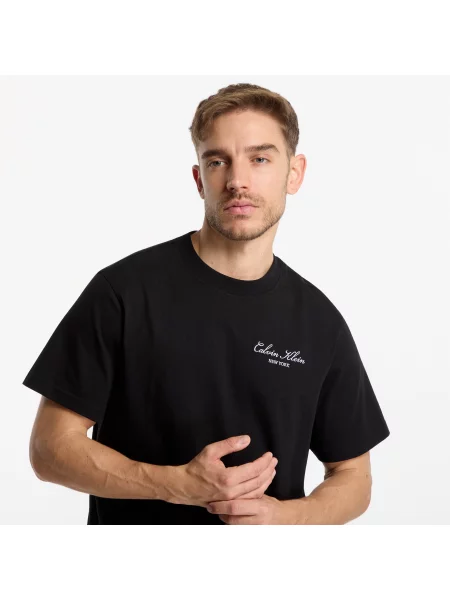 Тениска Calvin Klein Jeans Ss Easy Script Calvin Klein Black L черно