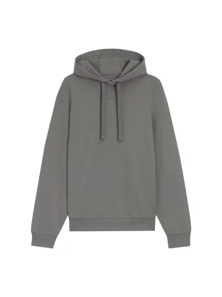 Bluza z kapturem Boss z kapturem szara