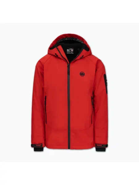 Kurtka zimowa Pitbull Padded Rockfish Hooded czerwona