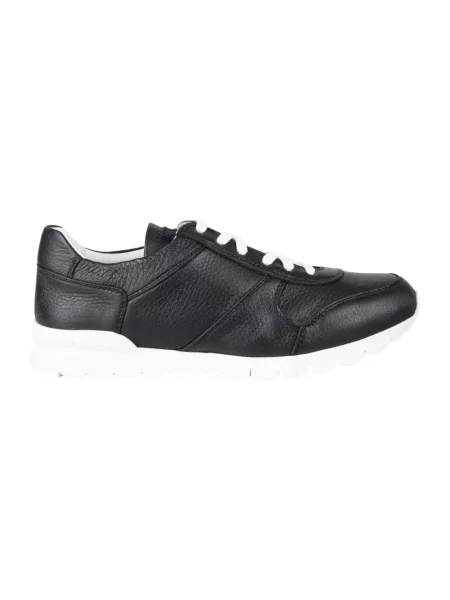 Lniane sneakersy Kiton czarne