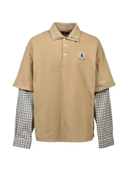 Tricou polo Breath în carouri