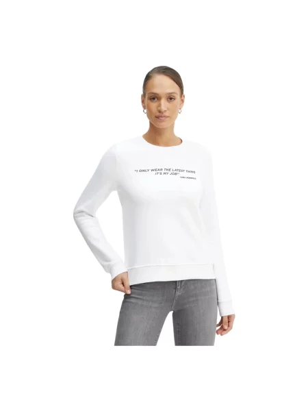 Karl Lagerfeld bluza z nadrukiem biały