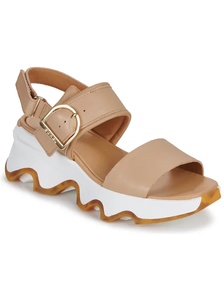 Pantofi Sorel cu pană bej