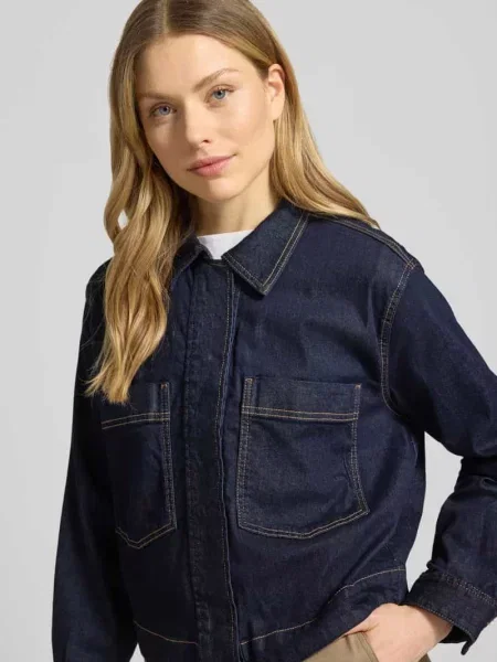 Kurtka dżinsowa o kroju regular fit z mieszanki bawełny Tom Tailor