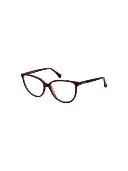 Okulary przeciwsłoneczne Max Mara eleganckie czerwone