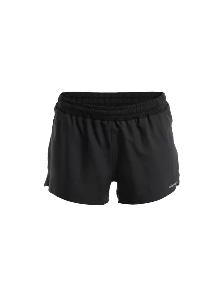 ICEBREAKER Outdoor hlače Speed 3 srebrno-siva črna