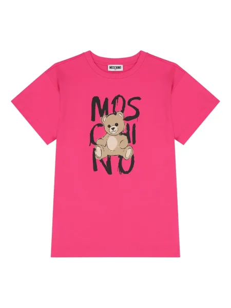 Sukienka dziecięca Moschino różowa