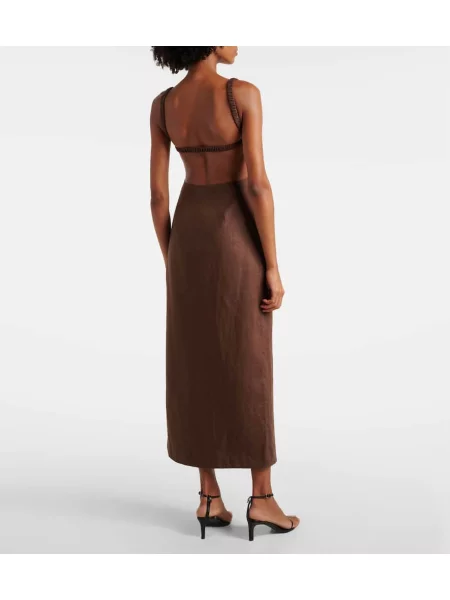 Rochie maxi Sir de in de costum maro