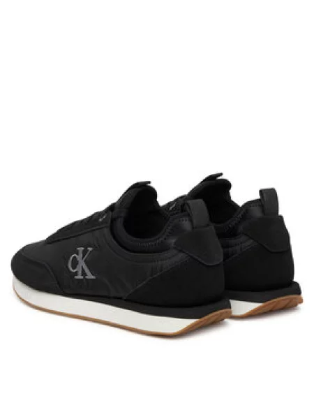 Calvin Klein Jeans Tenisky RETRO RUNNER / stříbrná černá