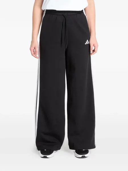Fleece τρέξιμο παντελόνι Adidas μαύρο
