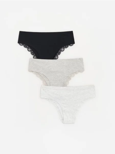 Reserved LADIES` BRIEFS MULTI negru
