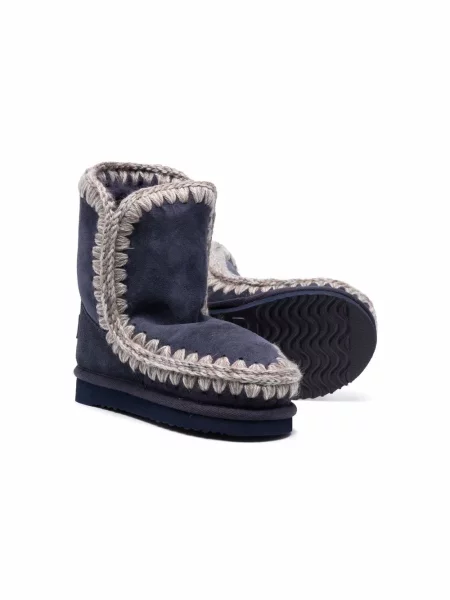 Buty do kostki dziecięce Mou niebieskie