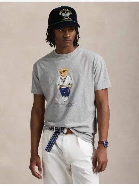 POLO RALPH LAUREN Tricou | Custom slim fit gri